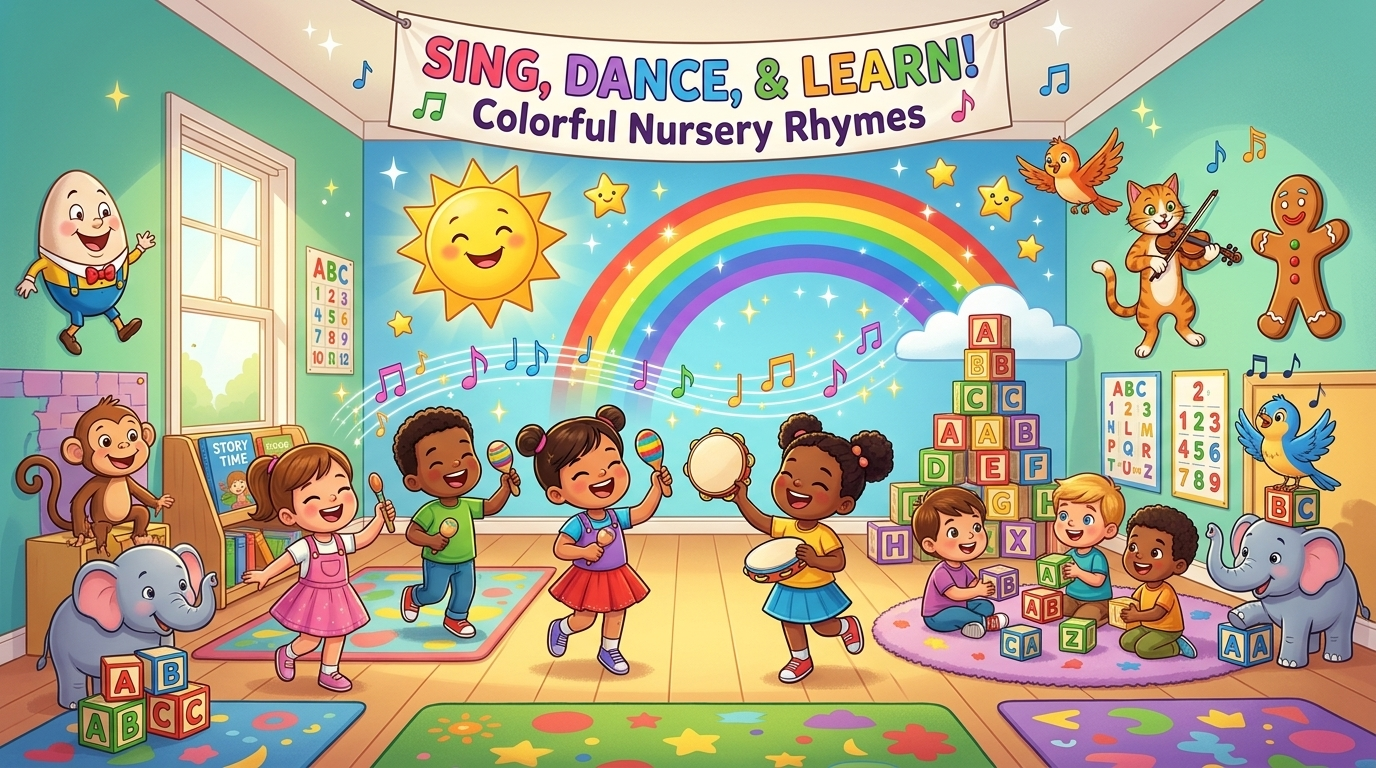 Nursery Rhymes: Building Early Learning Through Music, Rhythm, and Fun