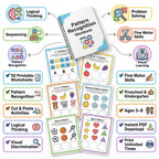 50 Pages Pattern Recognition Workbook - Preschool & Kindergarten Activities