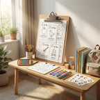 85 Printable Educational Coloring Pages for Kids - Alphabet, Fruits, Vegetables & Animals