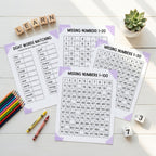 30 Pages Alphabet & Number Learning Bundle