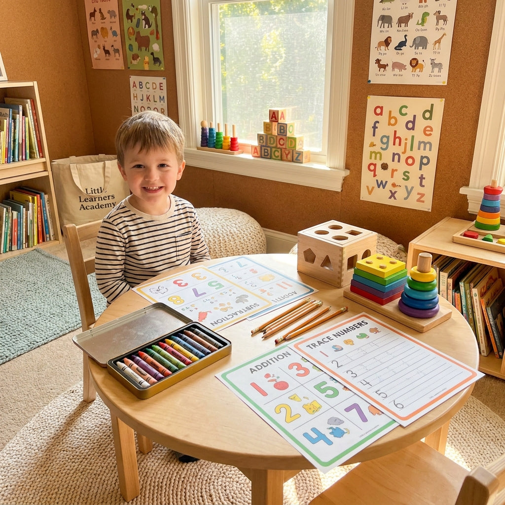 29 Pages Kids Math Practice Bundle - Addition, Subtraction & More