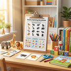 50 Pages Shadow Matching Worksheets for Kids Ages 3–8
