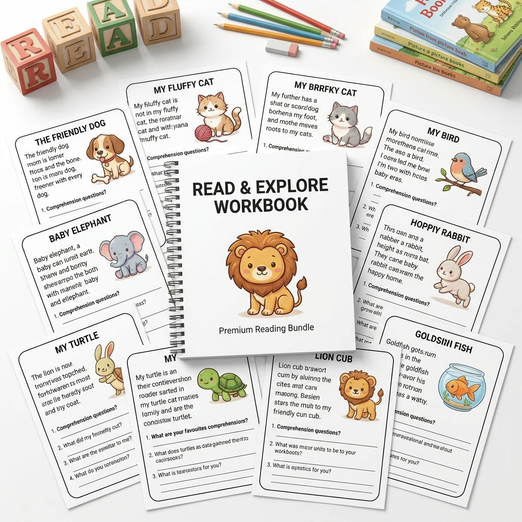 75 Printable Reading Passages & Comprehension Worksheets