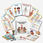 29 Pages Learn the Human Body - Printable Anatomy Busy Book