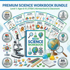 204 Pages Level 1 Science Workbook