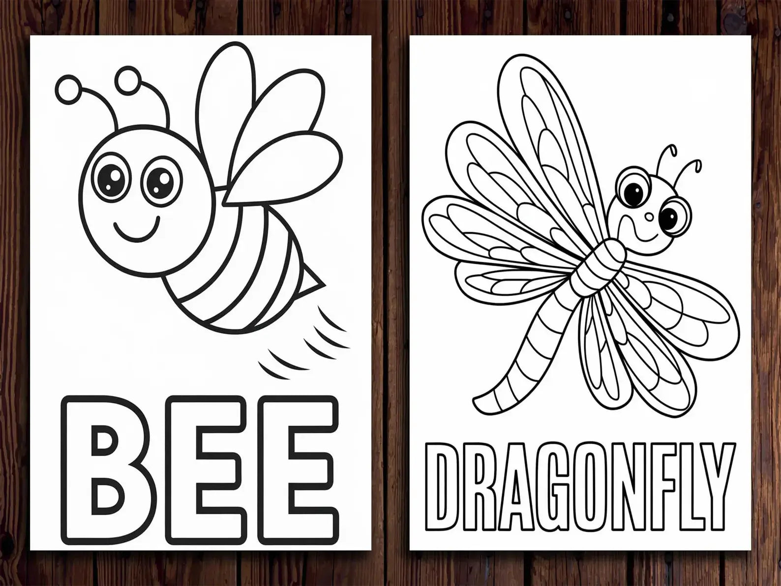 20 Insects Coloring Pages for Kids (Printable PDF – Bugs & Nature Theme) StoryPop Printables