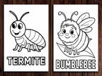 20 Insects Coloring Pages for Kids (Printable PDF – Bugs & Nature Theme) StoryPop Printables