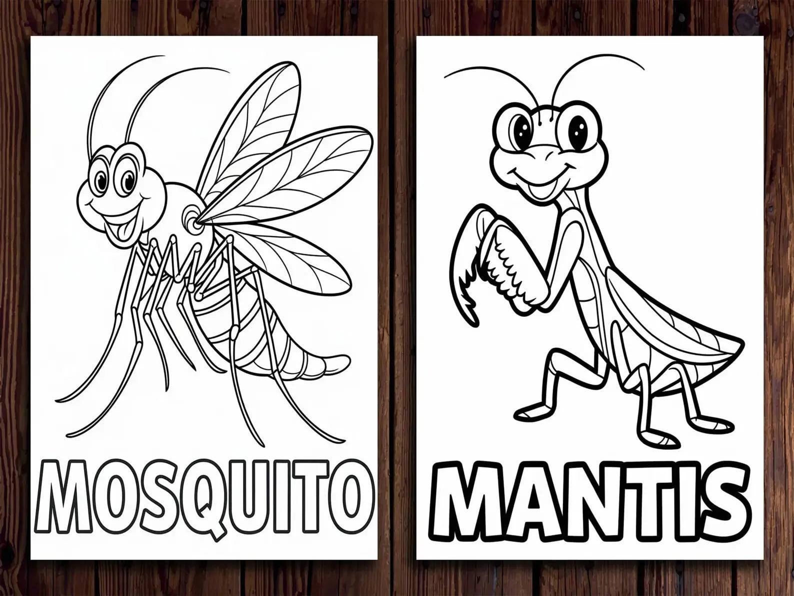 20 Insects Coloring Pages for Kids (Printable PDF – Bugs & Nature Theme) StoryPop Printables