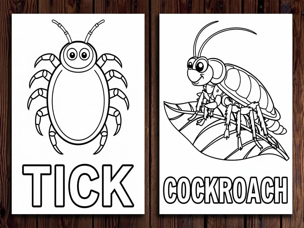 20 Insects Coloring Pages for Kids (Printable PDF – Bugs & Nature Theme) StoryPop Printables
